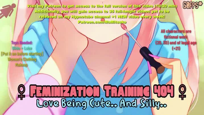 [Ms_Mitsuko]_Feminization_404_“Love_Being_Cute.._And_Silly..”