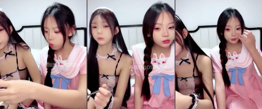 极品姐妹花【00后极品姐妹】直播间惊现男主两姐妹终于有男主秀了！1(6V)